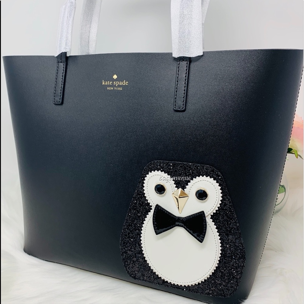 Kate spade NY little len Clifton lane black tote - Picture 1 of 8